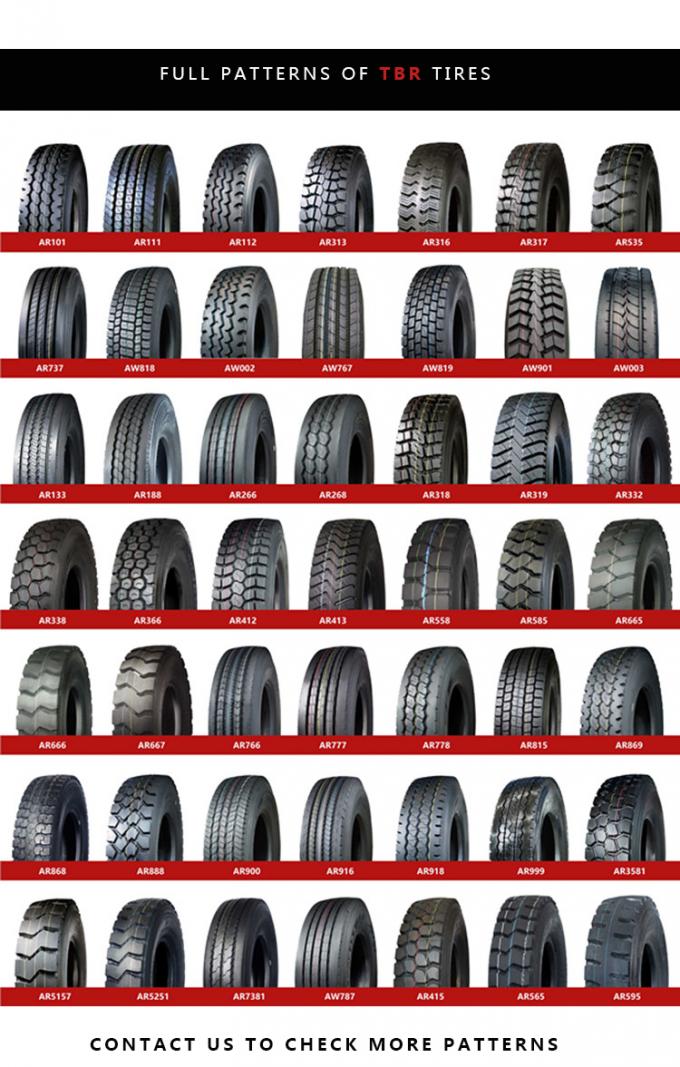 la gomma radiale del camion 10.00R20 (AR1121) con il PUNTO e l'ECE certifica i pneumatici del veicolo leggero del pneumatico di alta qualità